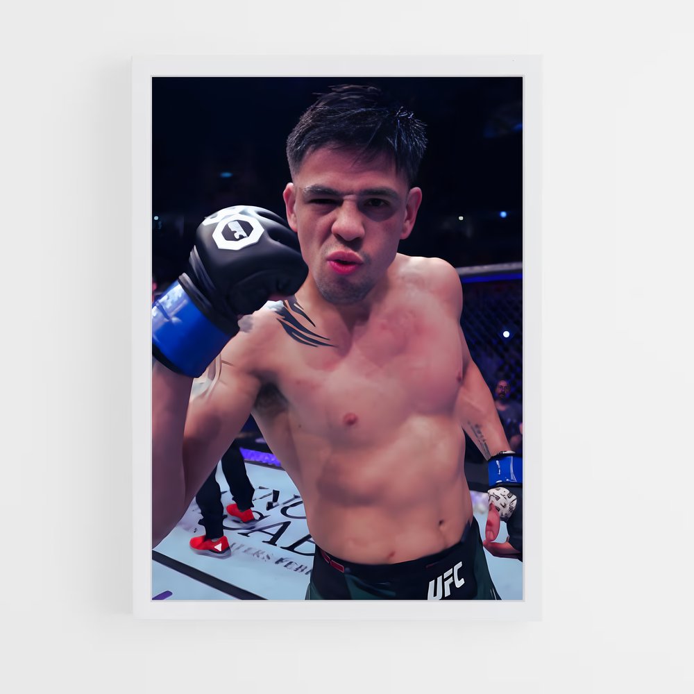 Poster Brandon de moreno – affiche MMA (vue 3)